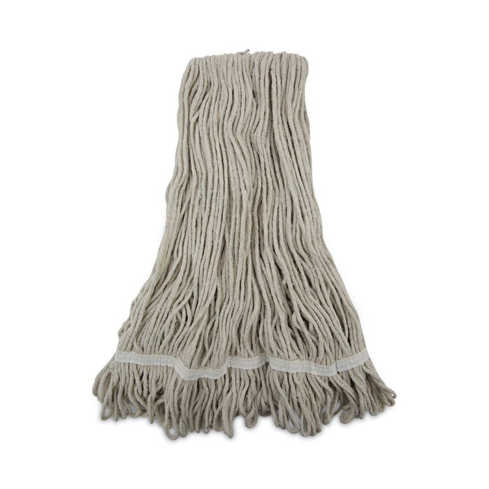 Boardwalk Pro Loop Web/Tailband Wet Mop Head, Cotton, 12/Carton
