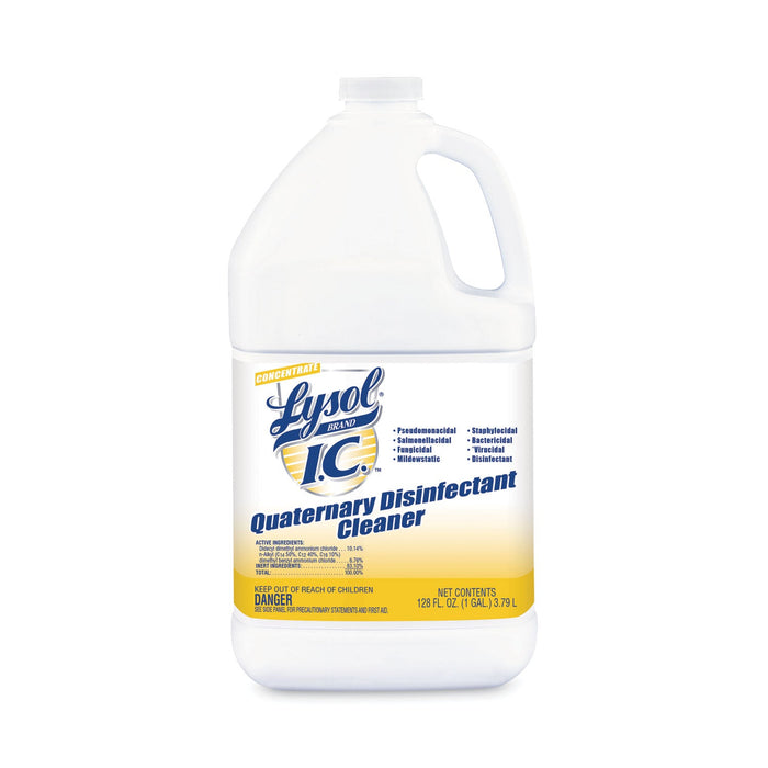 LYSOL Quaternary Disinfectant Cleaner, 1gal Bottle, 4/Carton