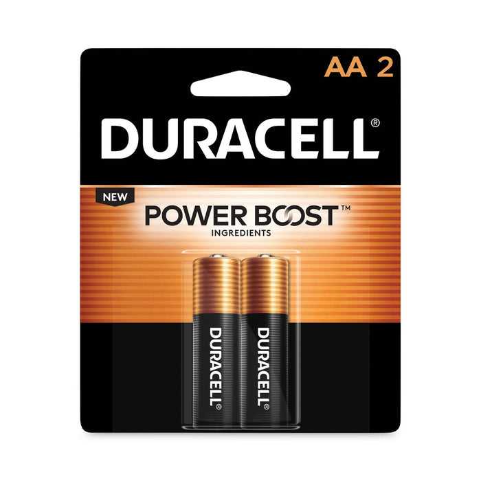 Duracell Power Boost CopperTop Alkaline AA Batteries, 2/Pack