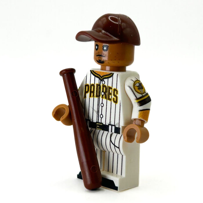 Manny #13 San Diego Baseball Player Minifig made using LEGO parts - B3 Customs by B3 Customs