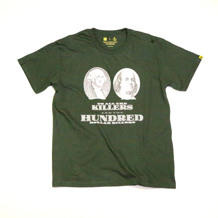 No Feelings T Shirt - Money Green by Richmond Hood Company