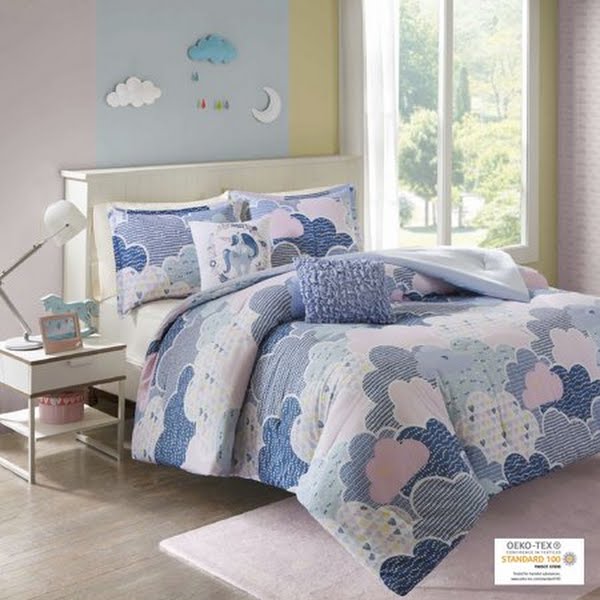 URBAN HABITAT KIDS Cloud 5-Pc. Comforter Set, Full/Queen by Vanessa Jane