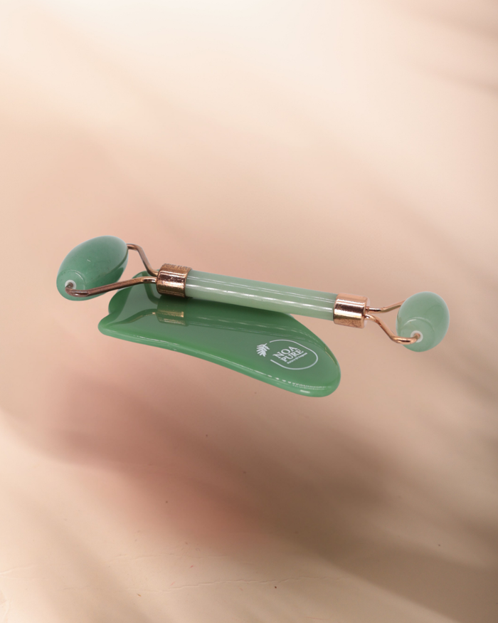 Gua Sha & Facial Roller Ritual Set by NoaPure.com