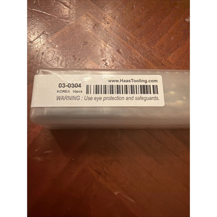 Haas 03-0304 Carbide End Mills 10pcs Set Made in Korea New by Price Is Right Miami