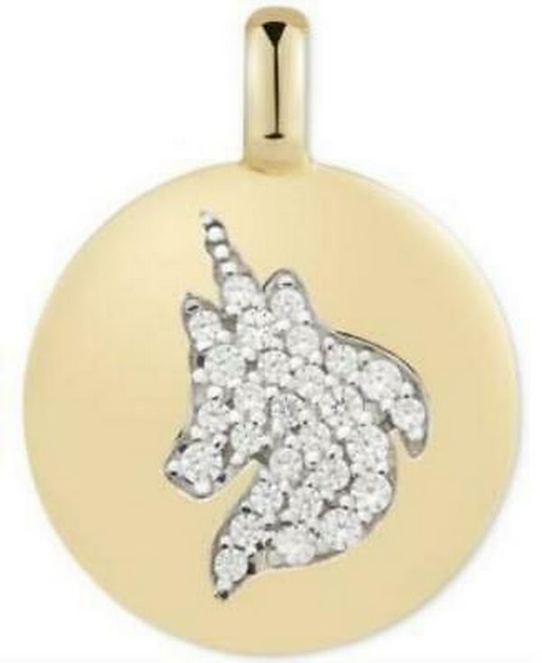 CHARMBAR Swarovski Zirconia Gold - Plated Pendant by Vanessa Jane