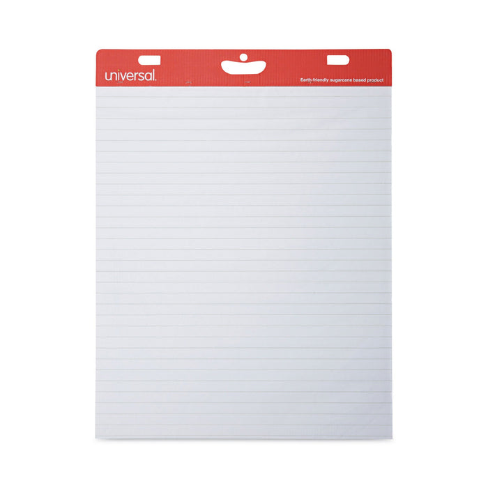 Universal Renewable Resource Sugarcane Based Easel Pads, Presentation Format (1" Rule), 27 x 34, White, 50 Sheets, 2/Carton