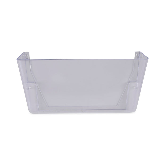Universal Wall Files, 3 Sections, Letter Size, 13" x 4" x 14", Clear, 3/Set