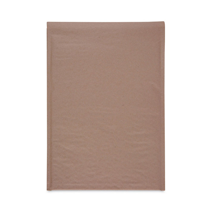 Universal Natural Self-Seal Cushioned Mailer, #5, Barrier Bubble Air Cell Cushion, Self-Adhesive Closure, 10.5 x 16, Kraft, 80/Carton