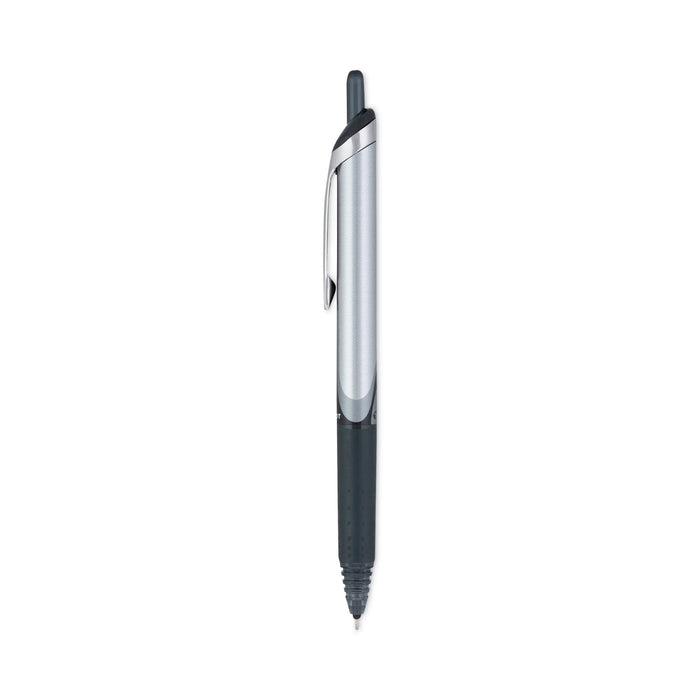 Pilot Precise V7RT Roller Ball Pen, Retractable, Fine 0.7 mm, Black Ink, Black Barrel