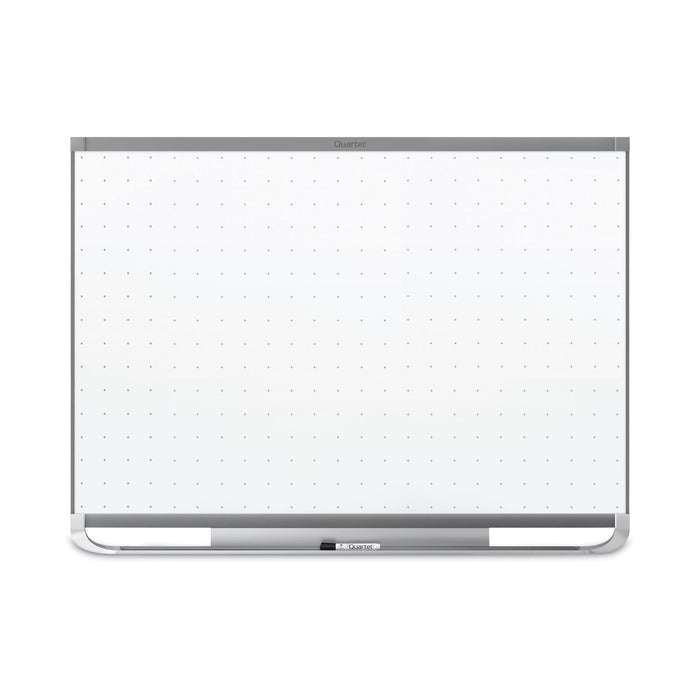 Quartet Prestige 2 Magnetic Total Erase Whiteboard, 72 x 48, Graphite Frame