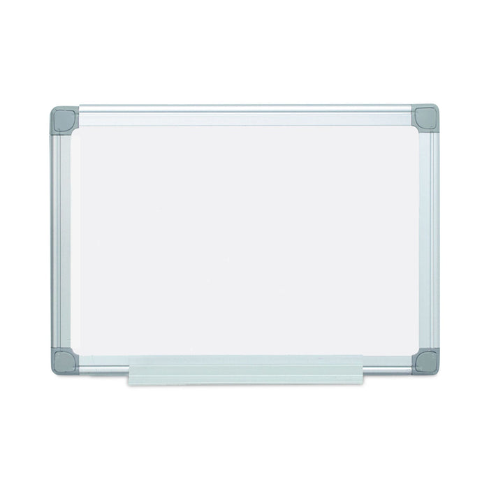 MasterVision Earth Easy-Clean Dry Erase Board, White/Silver, 18x24
