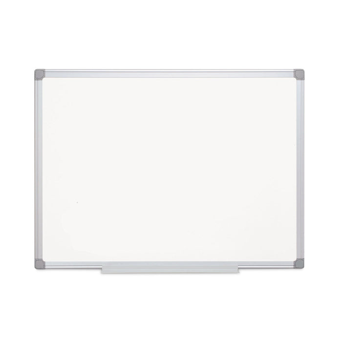 MasterVision Earth Easy-Clean Dry Erase Board, White/Silver, 24x36