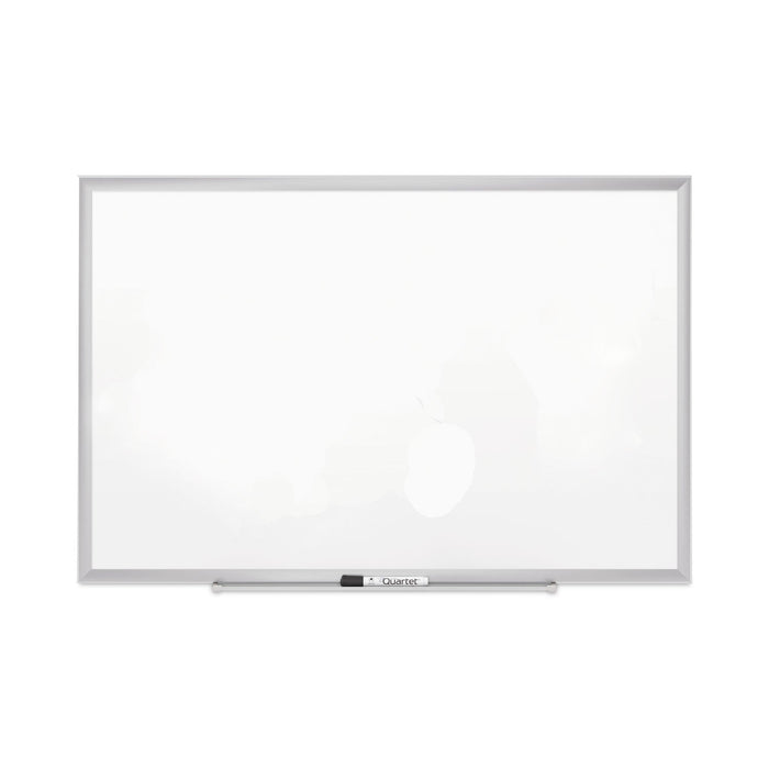 Quartet Classic Series Porcelain Magnetic Board, 36 x 24, White, Silver Aluminum Frame