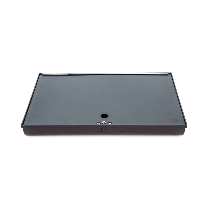 CONTROLTEK Plastic Currency and Coin Tray, Coin/Cash, 10 Compartments, 16 x 11.25 x 2.25, Black
