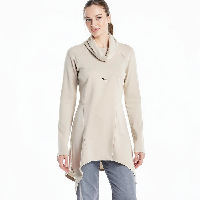 Marc New York Performance Womens Shark Bite Cowl Neck Tunic, Small by Vanessa Jane