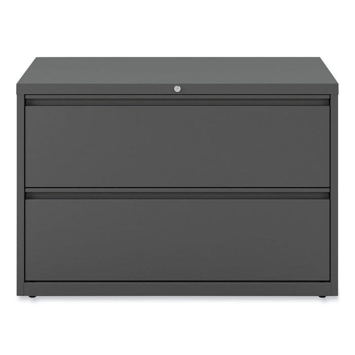 Alera Lateral File, 2 Legal/Letter-Size File Drawers, Charcoal, 42" x 18.63" x 28"