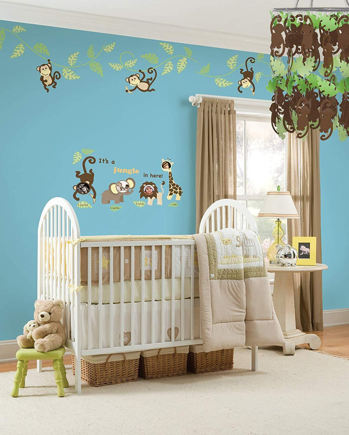 WallPops Jungle and Friends Photo Frame Kit by Vanessa Jane