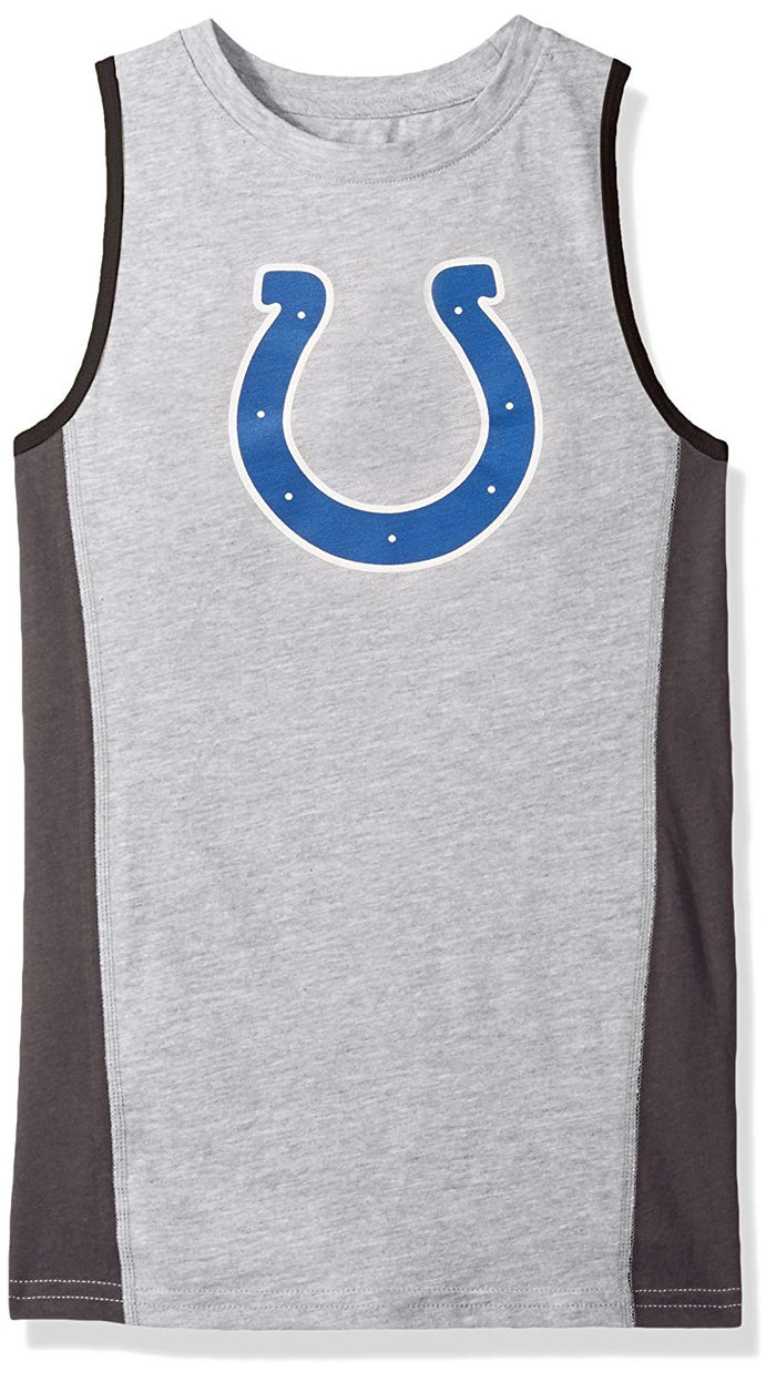 NFL Indianapolis Colts Youth Fan Gear Tank Top, Medium 10-12 by Vanessa Jane