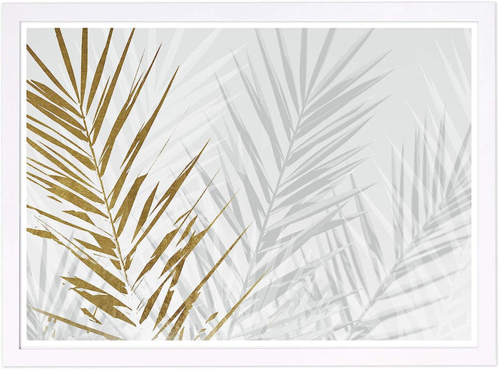 Wynwood Studio Botanical Framed Wall Art Eucalyptus Palm Home, 19x13 by Vanessa Jane