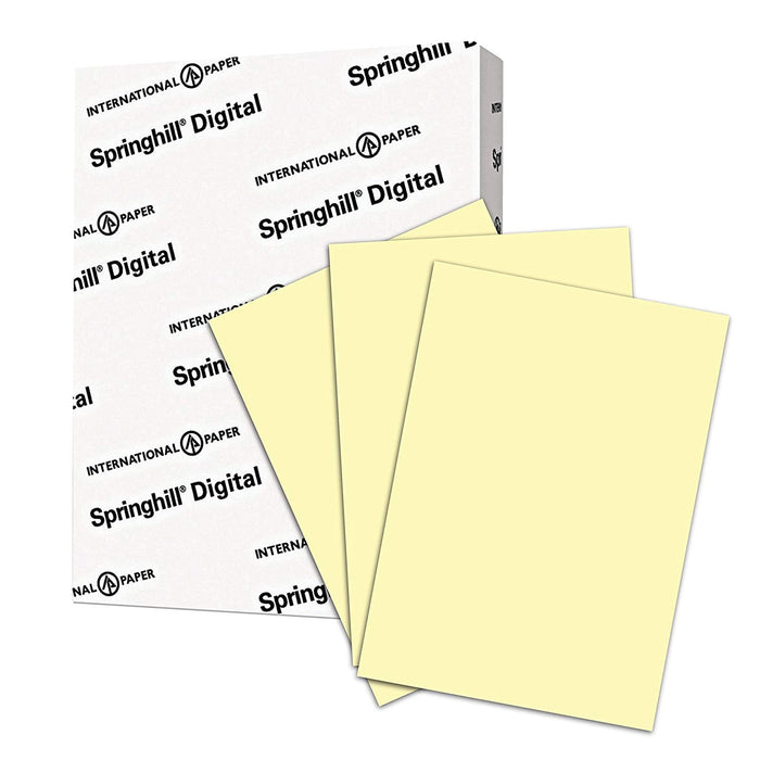 Springhill Colored Paper, 24 lb Canary Printer Paper, 8.5 x 14-1 Ream (500 Sheet by Vanessa Jane