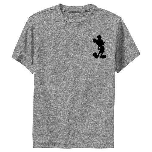 Disney Boy Mickey&Friends Mickey Mouse Pocket Silhouette Tee Charcoal Heather XL by Deal US