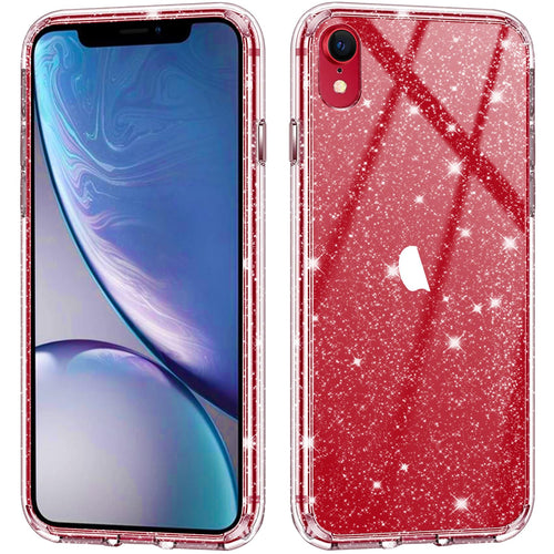 with iPhone XR Case, Bling Sparkle Soft TPU Anti-Scratch Shockproof P