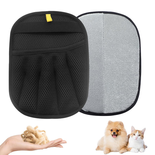 JJpopo Pet Hair Remover Gloves Reusable Grooming Tool for Cats & Dogs 1 Pc by Deal US