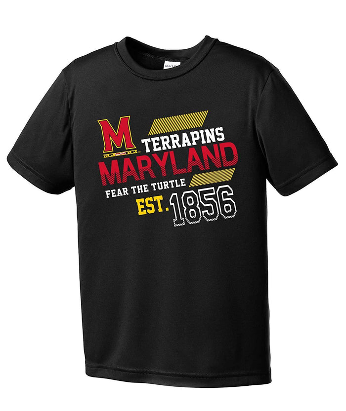 NCAA Maryland Terrapins Youth Boys Offsides Short sleeve Polyester, Size Medium by Vanessa Jane
