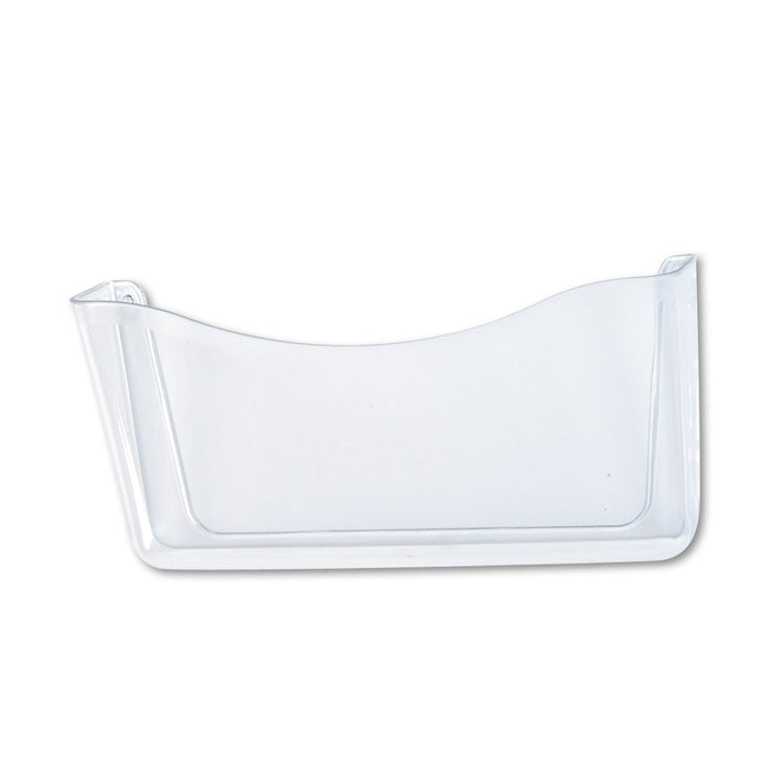 Rubbermaid Unbreakable Wall Files, Letter Size, 13.75" x 3.13" x 6.63", Clear