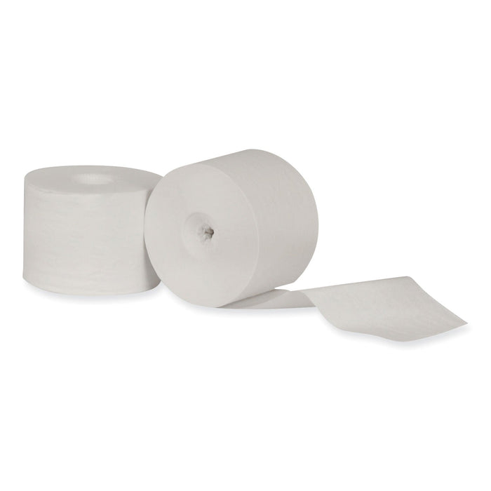 Tork Coreless High Capacity Bath Tissue, 2-Ply, White, 750 Sheets/Roll, White, 12/Carton