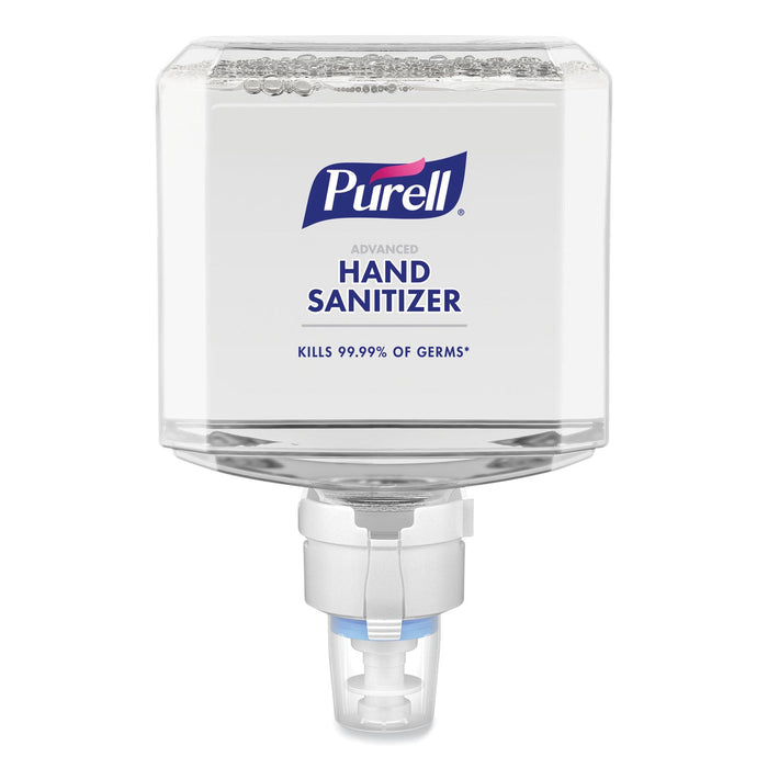 PURELL Advanced Hand Sanitizer Foam, For ES8 Dispensers, 1,200 mL, Clean Scent, 2/Carton