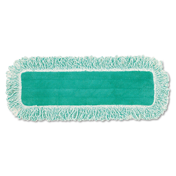 Rubbermaid Dust Pad with Fringe, Microfiber, 18" Long, Green
