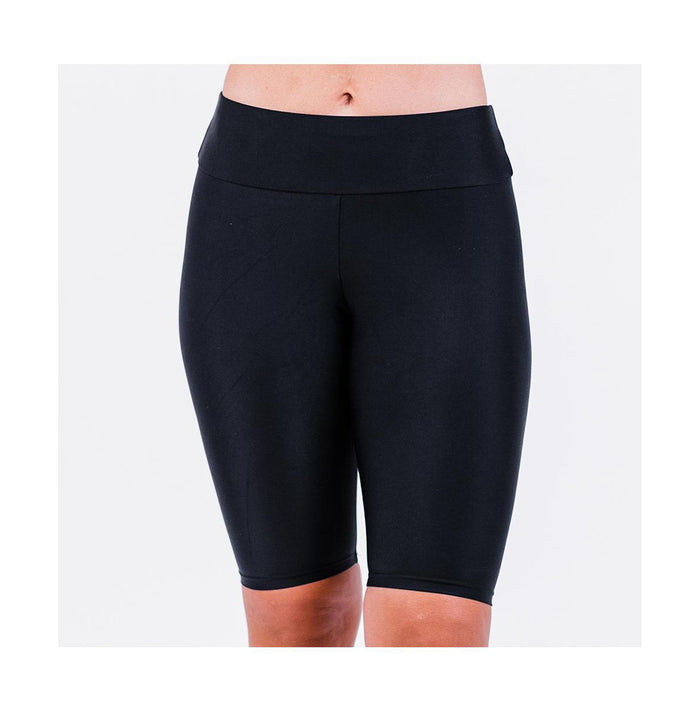 Calypsa Womens High Waisted Long Bike Swim Shorts, Large by Vanessa Jane