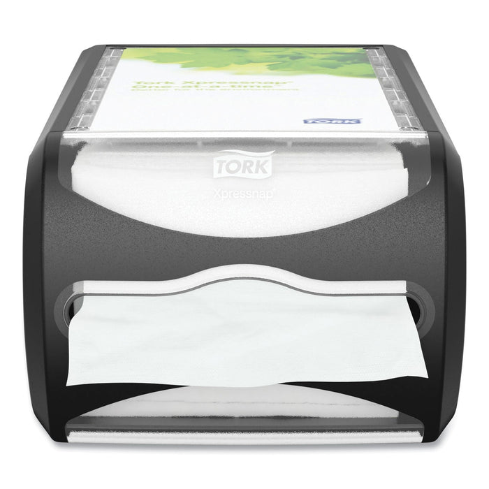 Tork Xpressnap Counter Napkin Dispenser, 7.5 x 12.1 x 5.7, Black