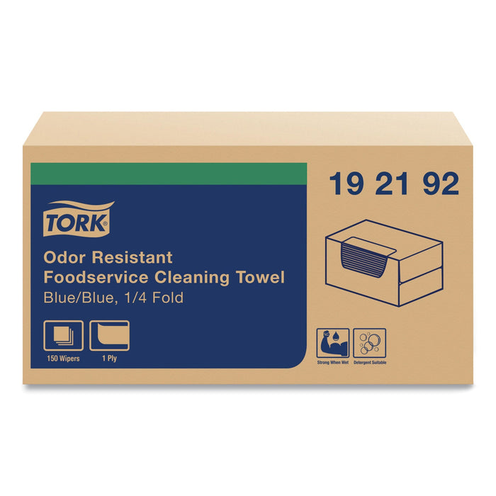 Tork Foodservice Cloth, 13 x 24, Blue, 150/Carton