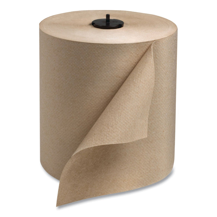 Tork Basic Paper Wiper Roll Towel, 7.68" x 1,150 ft, Natural, 4 Rolls/Carton
