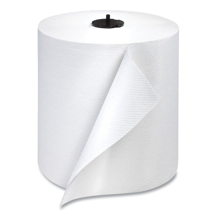 Tork Paper Wiper Roll Towel, 7.68" x 1,150 ft, White, 4 Rolls/Carton