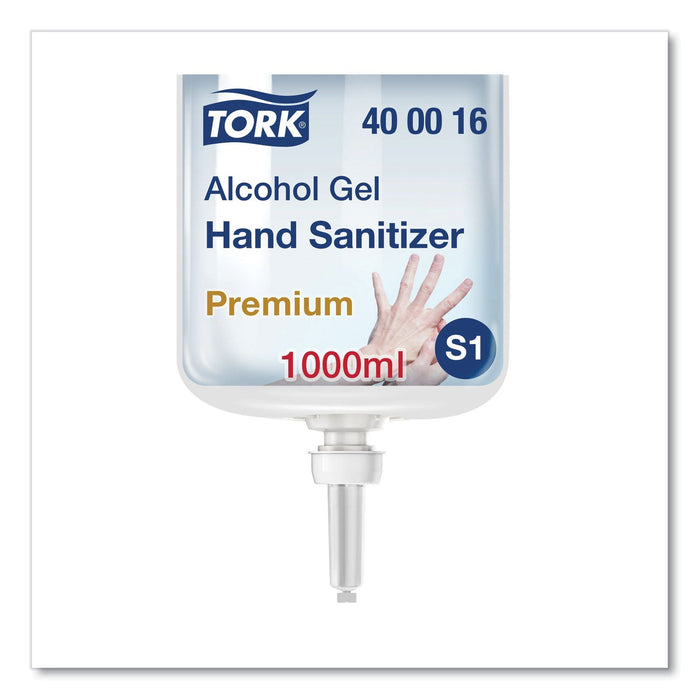 Tork Premium Alcohol Gel Hand Sanitizer, 1 L Bottle, Light Scent, 6/Carton