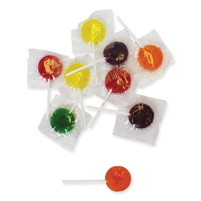 Office Snax Lick Stix Suckers, Randomly Assorted Flavors, 5 lb Bag