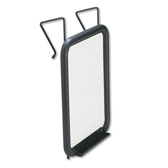 Safco Panelmate Dry Erase Marker Board, 13.5 x 1.5 x 16.63, 11 x 14 Surface, Over-the-Panel Mount, Charcoal Gray