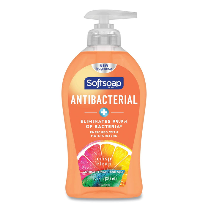 Softsoap Antibacterial Hand Soap, Crisp Clean, 11.25 oz Pump Bottle