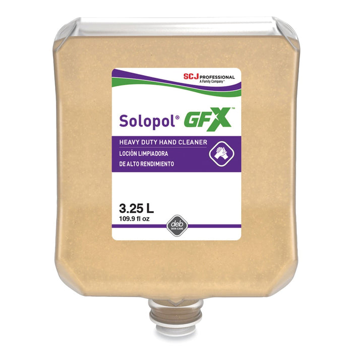 SC Johnson Professional Solopol GFX Heavy Duty Hand Cleaner, Citrus Scent, 3.25 L Refill, 2/Carton