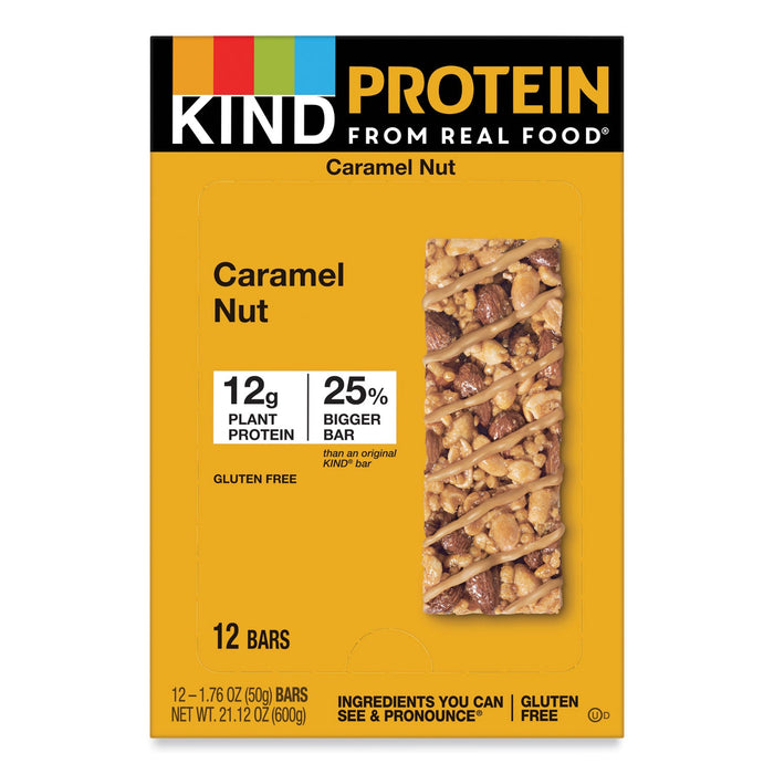 KIND Protein Bars, Toasted Caramel Nut, 1.76 oz, 12/Pack