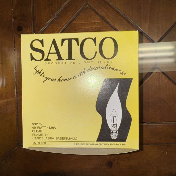 Case Of 25 Replacement Bulb for SATCO S3275 40W 120V by Price Is Right Miami