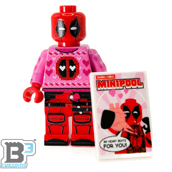 Valentine's Day Lovepool Minifig by B3 Customs