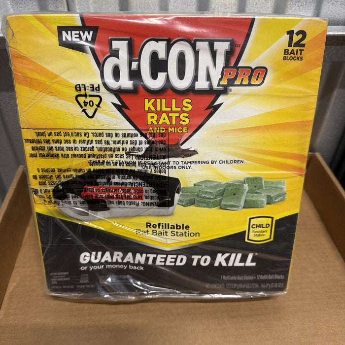 d-CON Pro Rat Bait Station with 12 Blocks by Price Is Right Miami