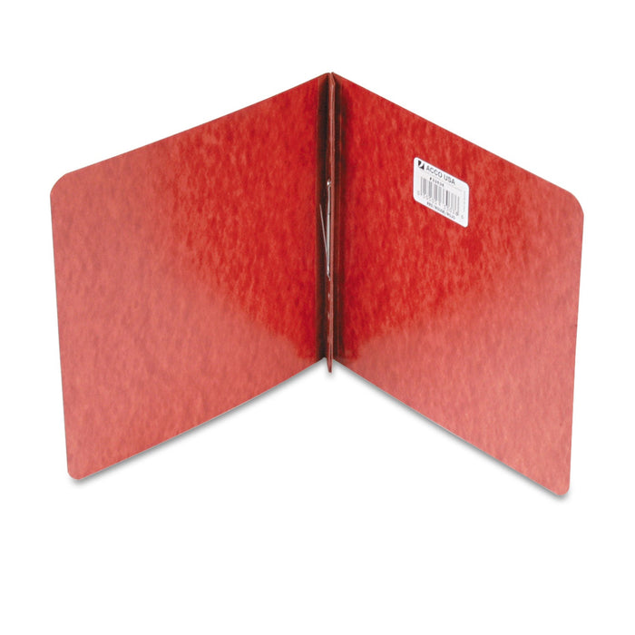 ACCO Pressboard Report Cover with Tyvek Reinforced Hinge, Two-Piece Prong Fastener, 2" Capacity, 8.5 x 8.5, Red/Red