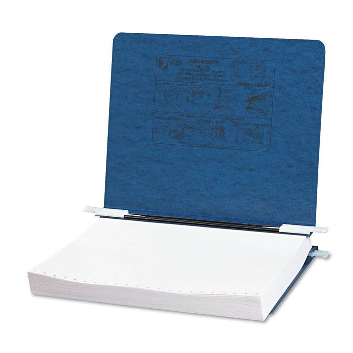ACCO PRESSTEX Covers with Storage Hooks, 2 Posts, 6" Capacity, 11 x 8.5, Dark Blue