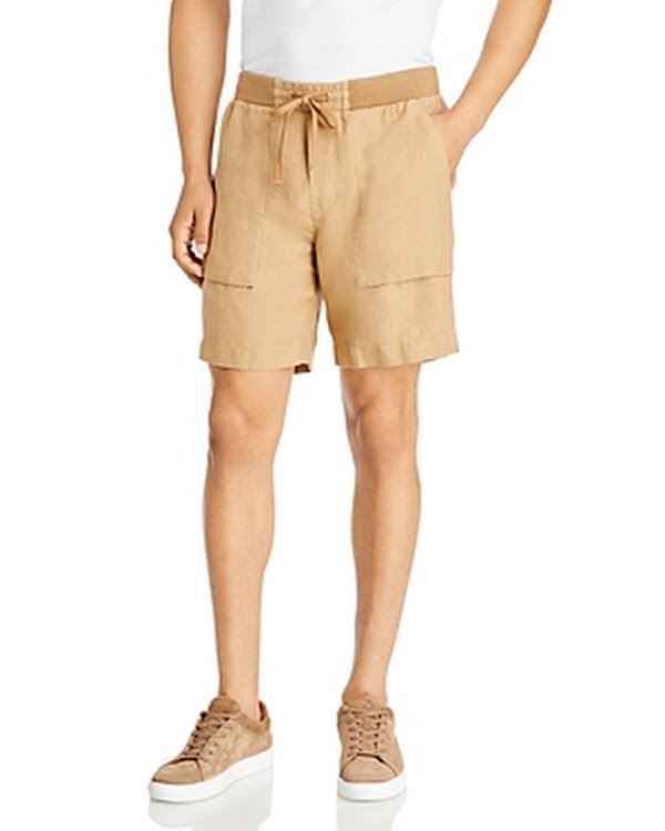 Vince Lightweight Hemp Pull-on Mens Shorts by Vanessa Jane