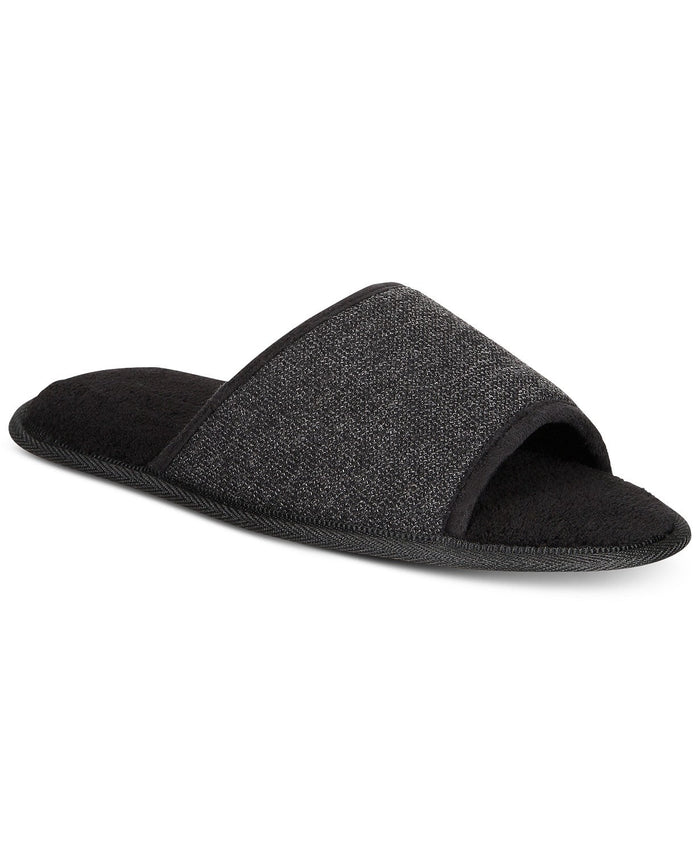 Gold Toe Mens Memory Foam Open-Toe Slippers by Vanessa Jane